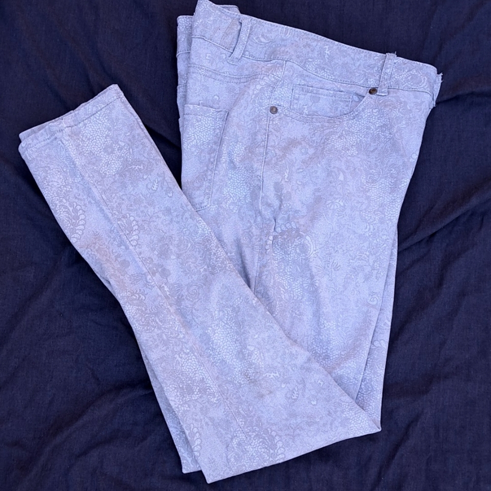 Lace print Jeans